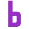 😉 Эмодзи «Фиолетовые буквы, иконки» для Telegram
