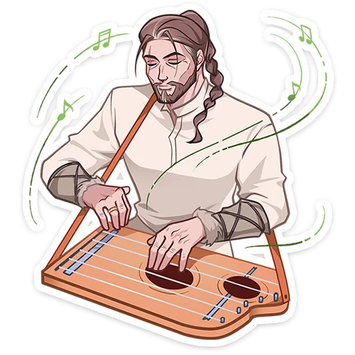 🎸 Стикер «Владимир без надписей» для Telegram