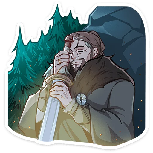 😴 Стикер «Владимир без надписей» для Telegram