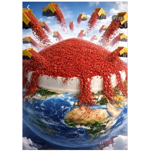 🫥 Стикер «вишенка на cake» для Telegram