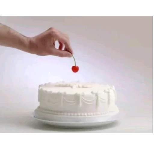 Стикерпак вишенка на cake для Telegram
