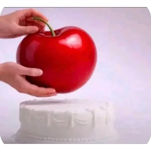🫥 Стикер «вишенка на cake» для Telegram