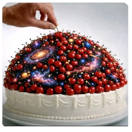 🫥 Стикер «вишенка на cake» для Telegram
