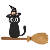 🐈‍⬛ Эмодзи «Волшебный» для Telegram
