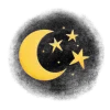🌜 Эмодзи «Волшебный» для Telegram