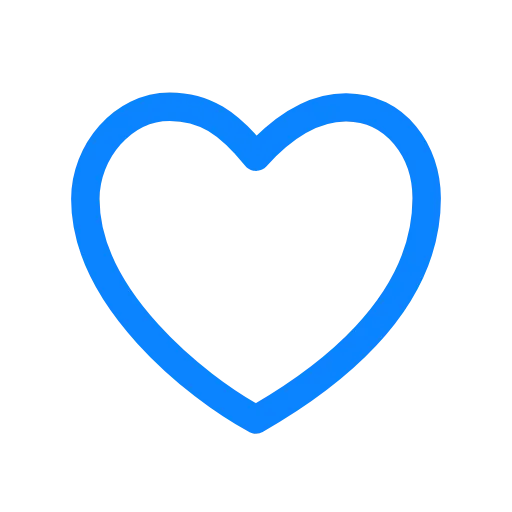 ❤️ Эмодзи «Синие буквы, иконки» для Telegram