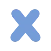 💙 Эмодзи «Синие буквы, иконки» для Telegram