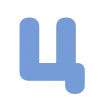 💙 Эмодзи «Синие буквы, иконки» для Telegram