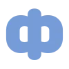 💙 Эмодзи «Синие буквы, иконки» для Telegram