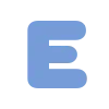 💙 Эмодзи «Синие буквы, иконки» для Telegram