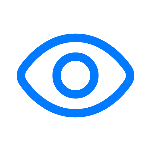 👁 Эмодзи «Синие буквы, иконки» для Telegram