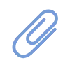 💙 Эмодзи «Синие буквы, иконки» для Telegram