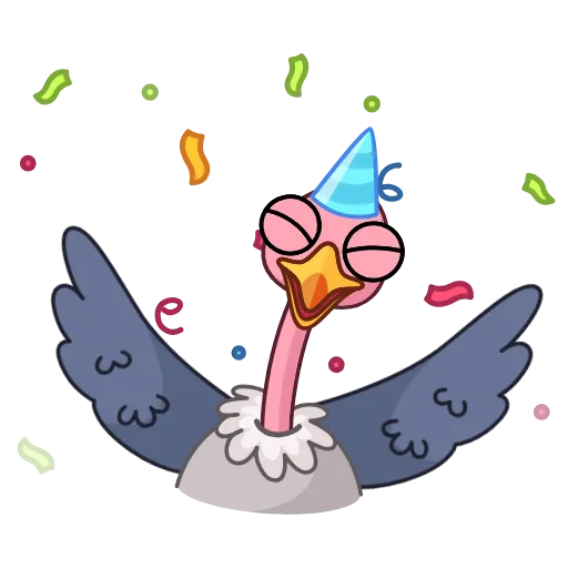 🥳 Эмодзи «Стервятник» для Telegram