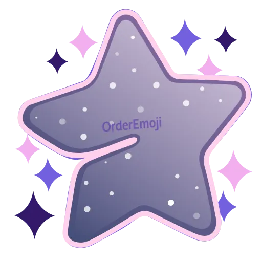 💜 Эмодзи «Stars #emoji #status» для Telegram