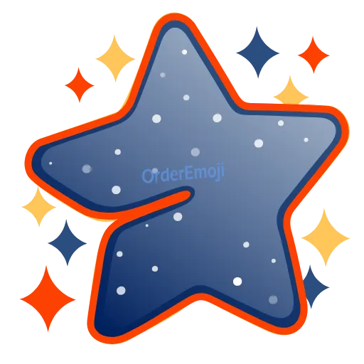 💙 Эмодзи «Stars #emoji #status» для Telegram