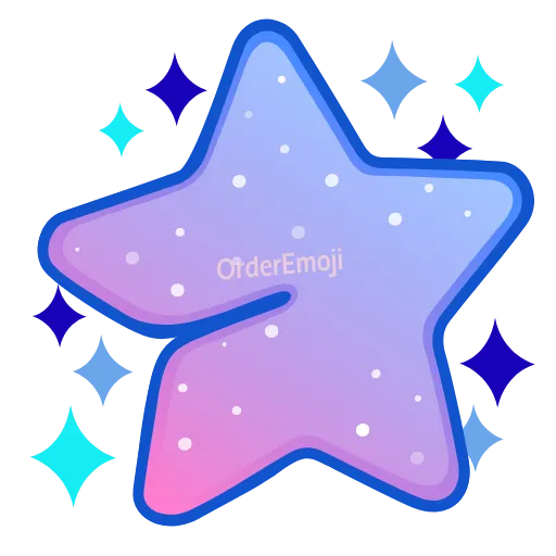 💙 Эмодзи «Stars #emoji #status» для Telegram