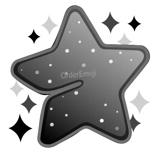 🖤 Эмодзи «Stars #emoji #status» для Telegram