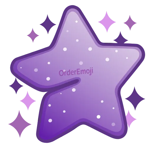 💜 Эмодзи «Stars #emoji #status» для Telegram