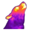 🐺 Эмодзи «Thermal #other #style» для Telegram