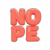 👎 Эмодзи «Wacky Letters» для Telegram