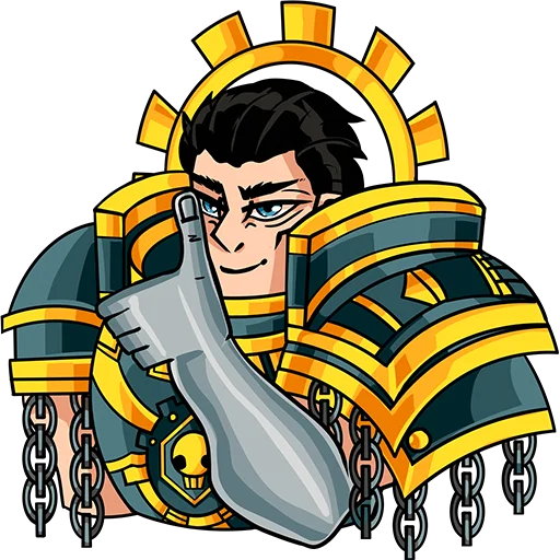 👍 Стикер «Warhammer 40k - Alna Dark» для Telegram