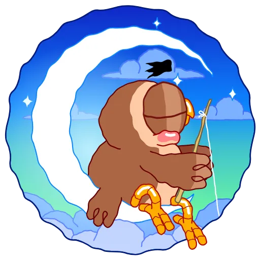 🌜 Эмодзи «Wally Owl» для Telegram
