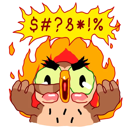 🤬 Эмодзи «Wally Owl» для Telegram