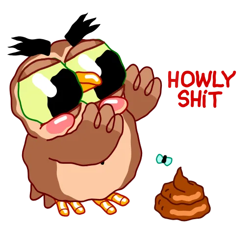 💩 Эмодзи «Wally Owl» для Telegram