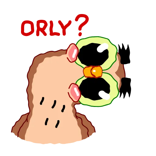 🤔 Эмодзи «Wally Owl» для Telegram
