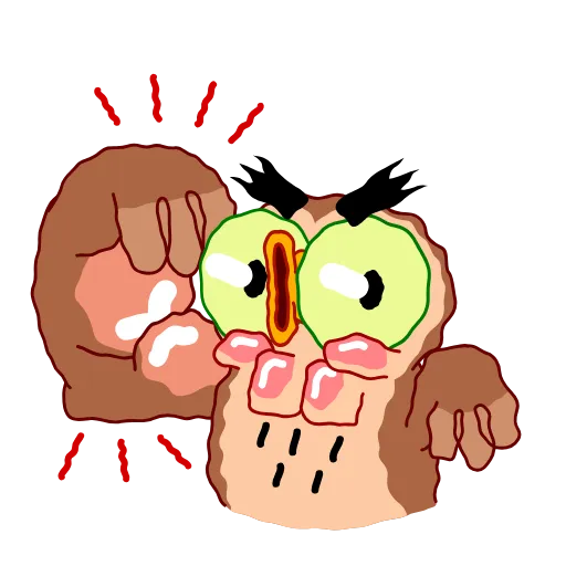 💪 Эмодзи «Wally Owl» для Telegram