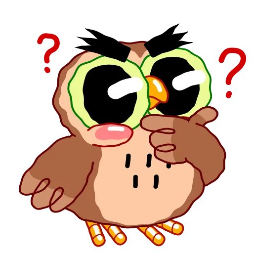 🤔 Эмодзи «Wally Owl» для Telegram