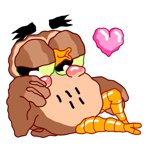 😘 Эмодзи «Wally The Owl» для Telegram