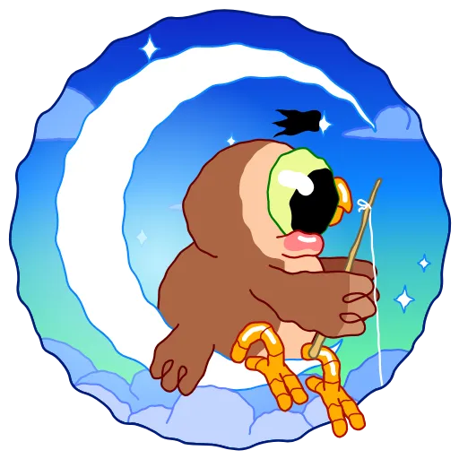 ☺ Эмодзи «Wally The Owl» для Telegram