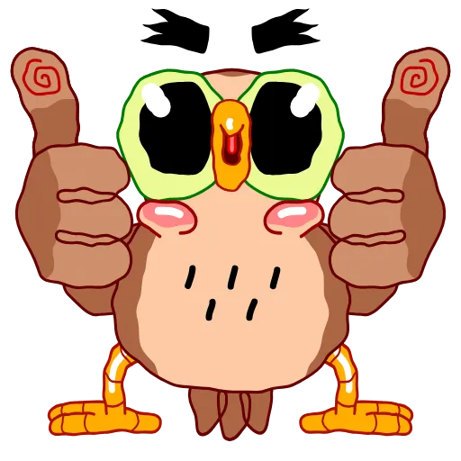 😄 Эмодзи «Wally The Owl» для Telegram