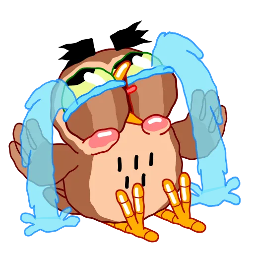 😭 Эмодзи «Wally The Owl» для Telegram