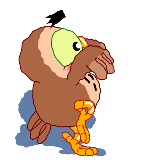 😶 Эмодзи «Wally The Owl» для Telegram