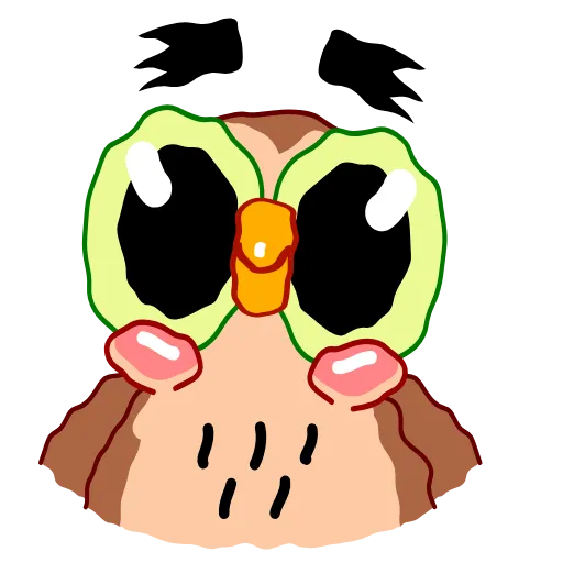 😮 Эмодзи «Wally The Owl» для Telegram