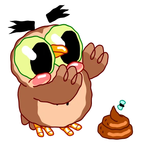 😠 Эмодзи «Wally The Owl» для Telegram