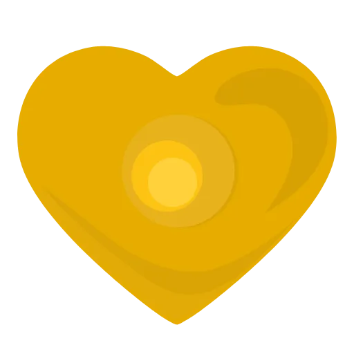 ❤️ Эмодзи «Жёлтые буквы, цифры, иконки» для Telegram