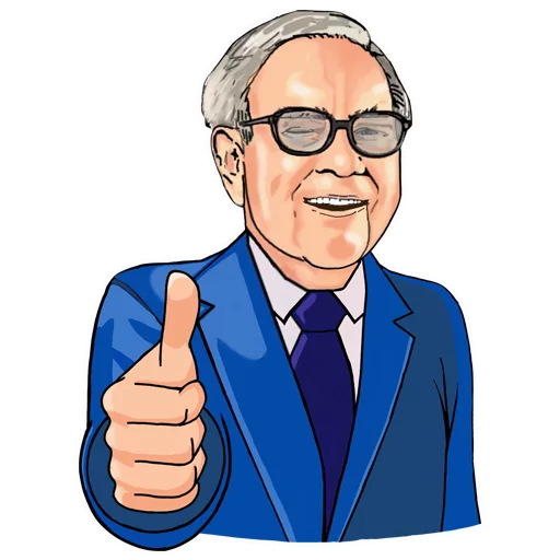 Стикерпак Warren Buffett для Telegram — скачать