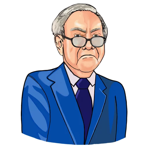 👀 Стикер «Warren Buffett» для Telegram