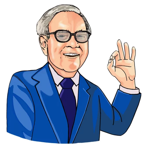 👌 Стикер «Warren Buffett» для Telegram