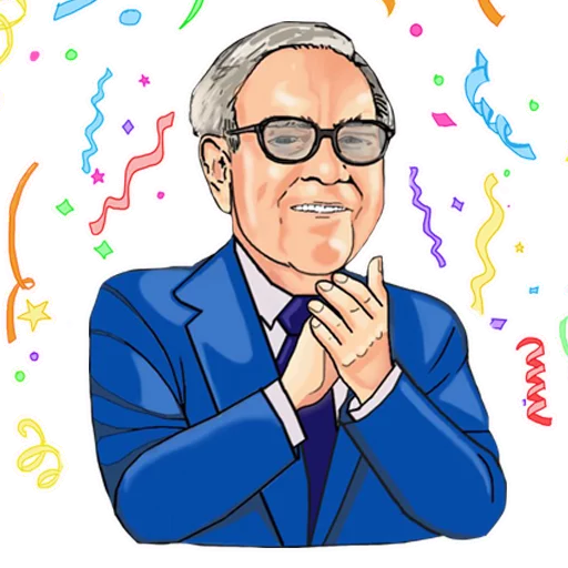 👏 Стикер «Warren Buffett» для Telegram