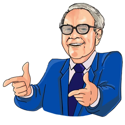 😁 Стикер «Warren Buffett» для Telegram