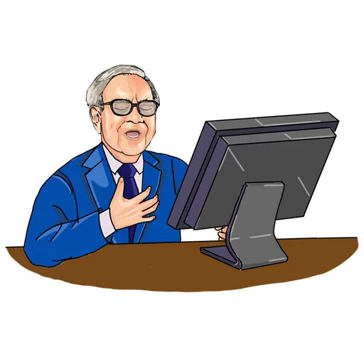 💔 Стикер «Warren Buffett» для Telegram