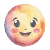 🙂 Эмодзи «Watercolour» для Telegram