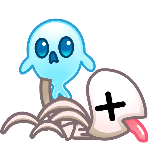 ☠️ Эмодзи «H2Oji» для Telegram