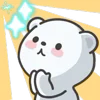 ✨ Эмодзи «White Bear» для Telegram