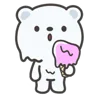 🫠 Эмодзи «White Bear» для Telegram