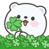 🍀 Эмодзи «White Bear» для Telegram